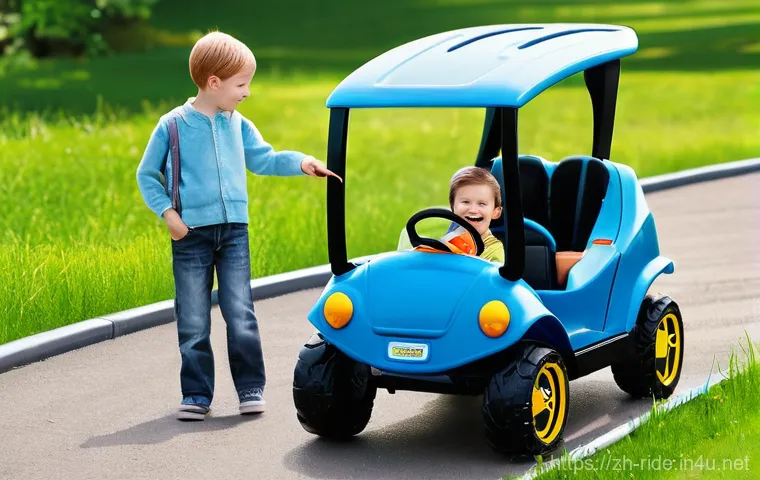 승용완구 속도 조절 기능 - **Prompt 2: Personalized Driving Experience and Skill Development**
    A focused young child, about...
