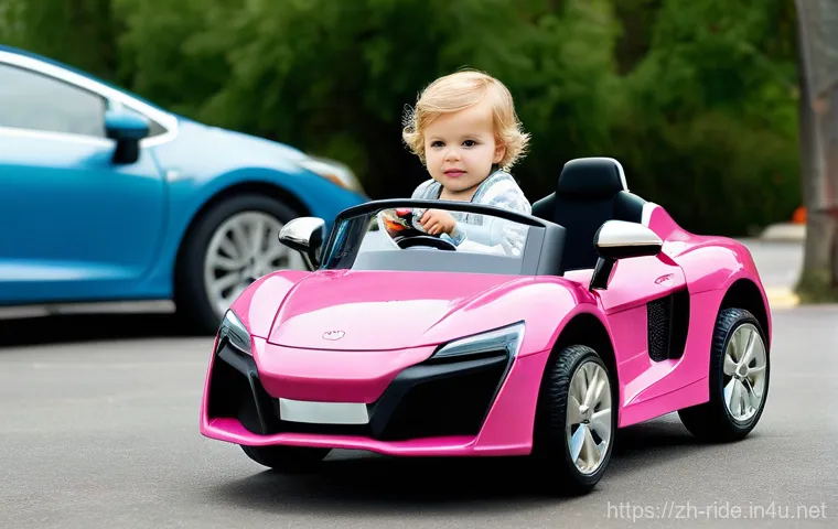 승용완구 소비자 만족도 - **Prompt 1: Safety First - A Well-Built Ride-On Car**
    "A fully clothed toddler, around 3-4 years...