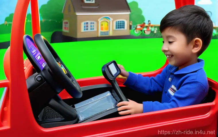 승용완구 소비자 만족도 - **Prompt 1: Safety First - A Well-Built Ride-On Car**
    "A fully clothed toddler, around 3-4 years...