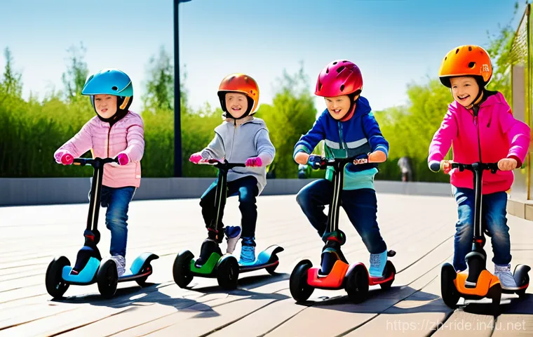 승용완구 스마트 디바이스 - **Image Prompt: Adventure Awaits in a Smart Electric Car with Parental Control**

    A cheerful 3-y...