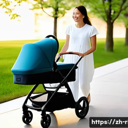 승용완구 카본소재 경량화 - **Prompt for Carbon Fiber Stroller:**
    "A sleek and modern carbon fiber stroller is effortlessly ...